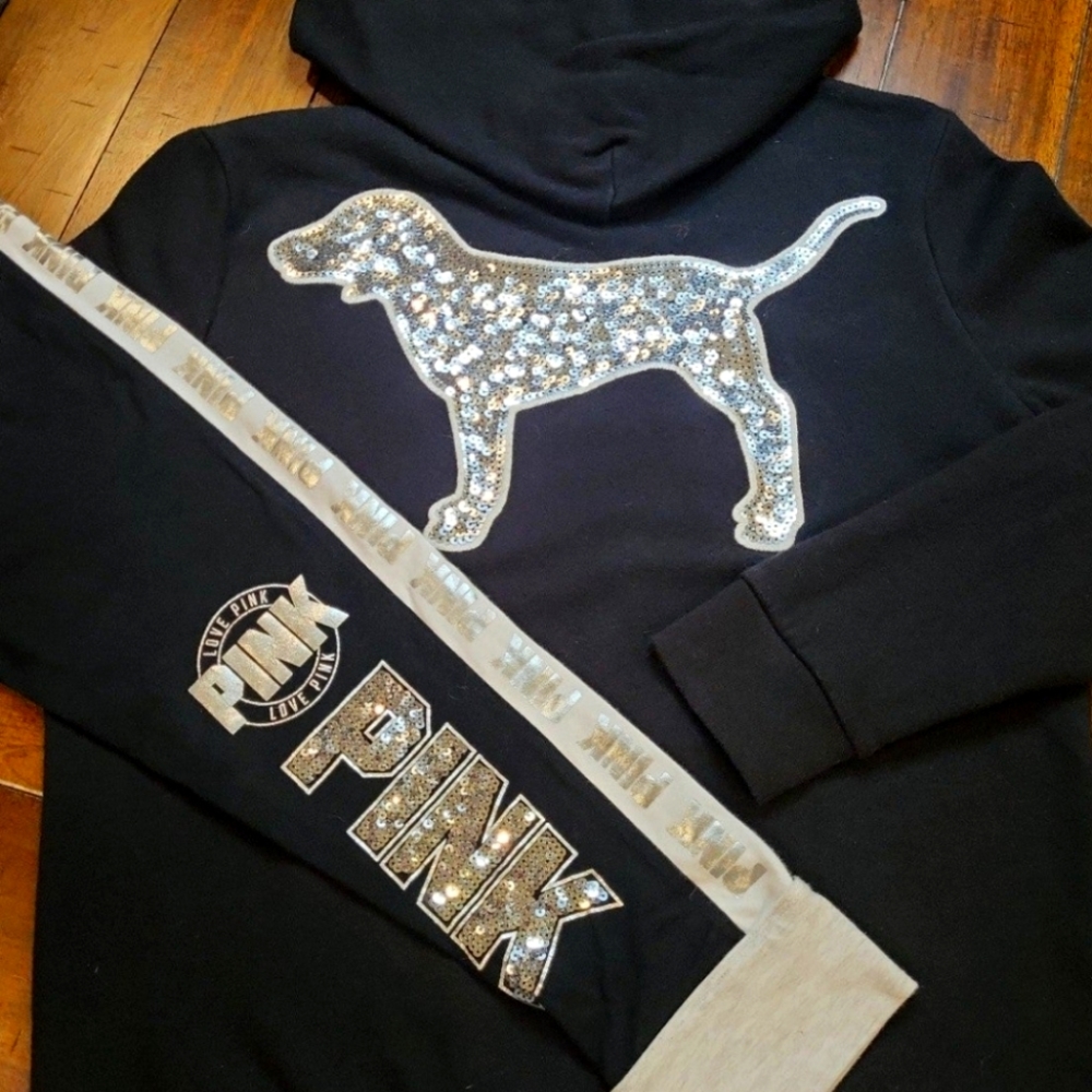 VICTORIA'S SECRET PINK BLING PUP SET